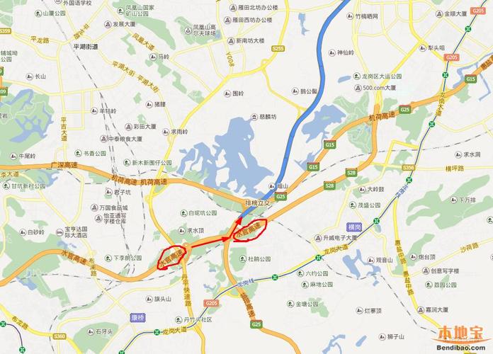 博深高速什么时候百度地图上才有