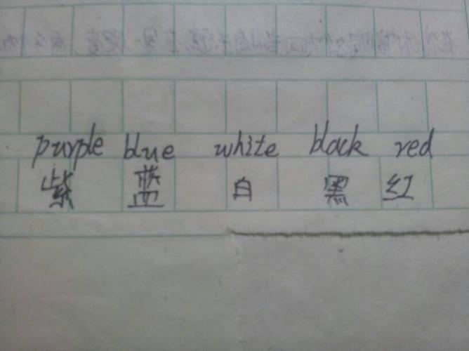 白色的英文怎么说？
