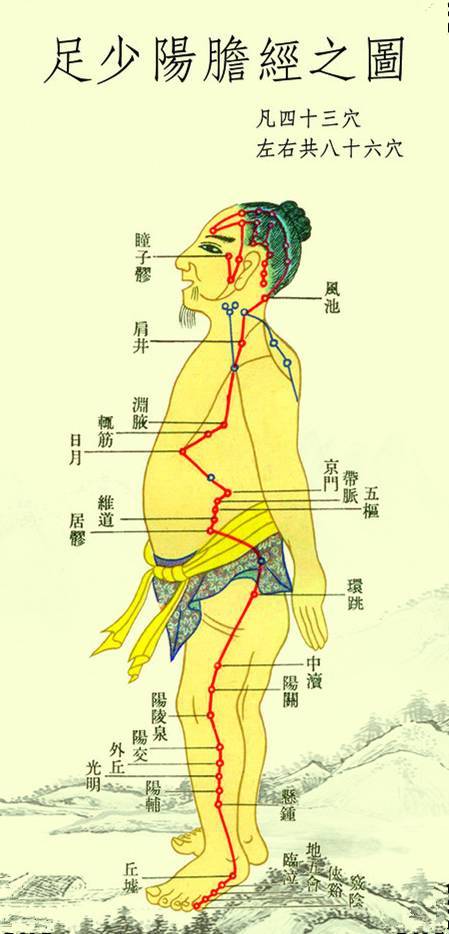 中里巴人讲如何敲胆经敲肝经敲胆经的最佳时间是什么时间视频？