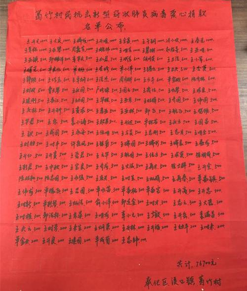 这个个人捐款捐的多叫这个村委会报送的他报的少怎么改怎么处理呢