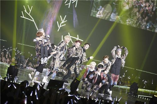EXO一巡The  lost  planet一共开了几场？
