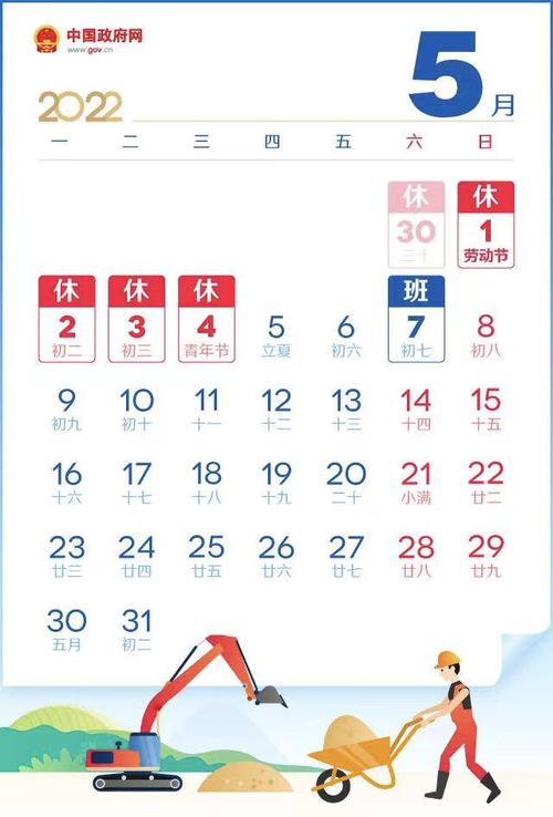 劳动节放假几天？