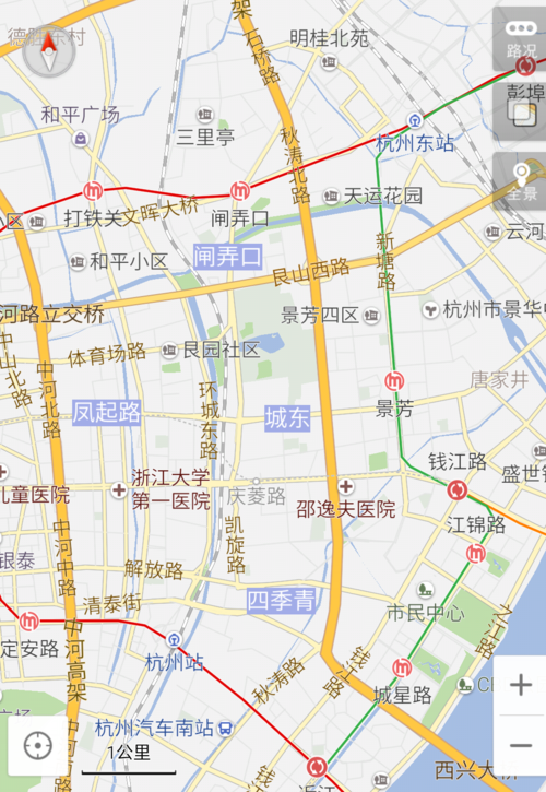 杭州有几个火车站 分别在哪里？