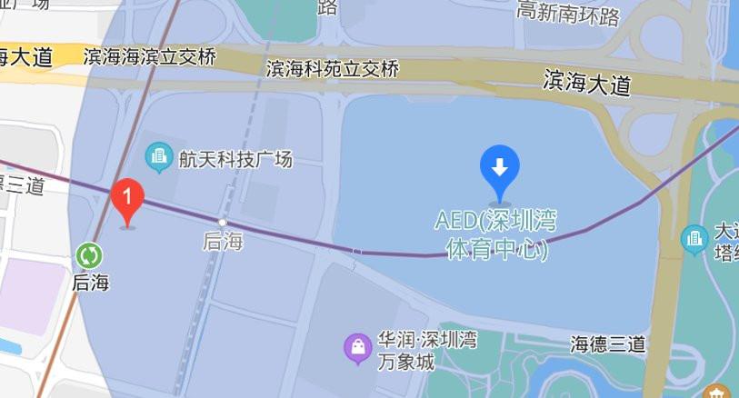 地铁几号线到深圳湾体育中心？在哪站的哪个出口下比较近？