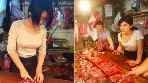 河南一女子卖猪肉成网红，被称“猪肉西施”，她究竟有何魅力？