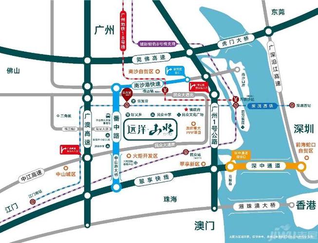 中山总站到众乐盈水宜居中山市民众镇俊景路8号有多少公里？