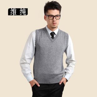 怎么进行男士毛背心编织