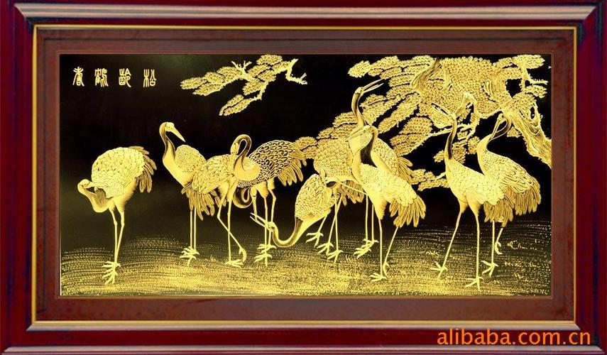 金属金雕画制作的材质及工艺是怎样的？
