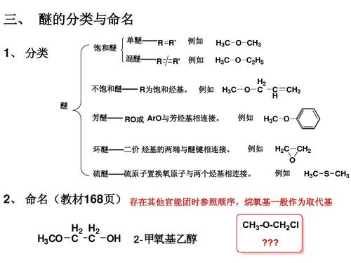 醚类物质如何命名