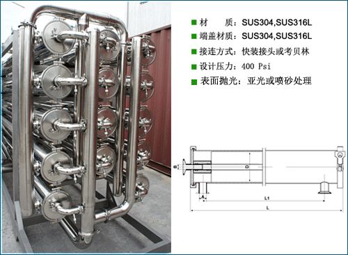 食品级不锈钢膜壳管件主要应用在哪？