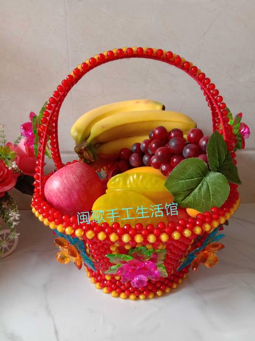 水果花篮怎么装