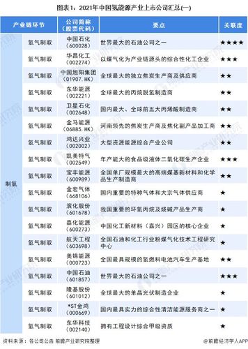 制氢设备龙头上市公司