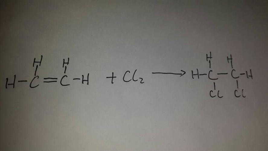 乙烯到聚氯乙烯的反应过程