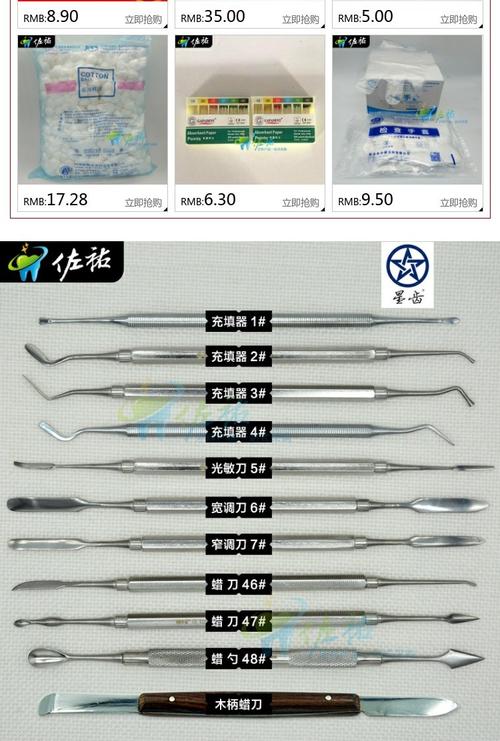 牙科器械的分类