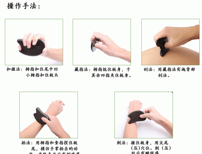 刮痧板的正确使用方法
