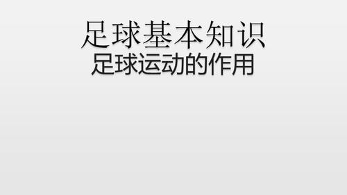 足球知识大全