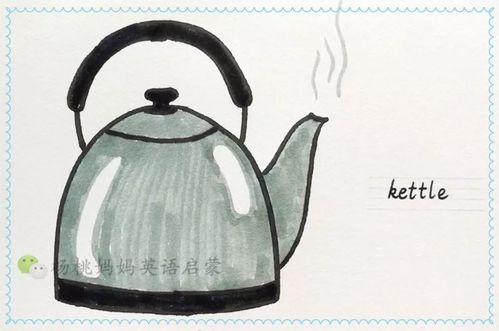 水壶英文。