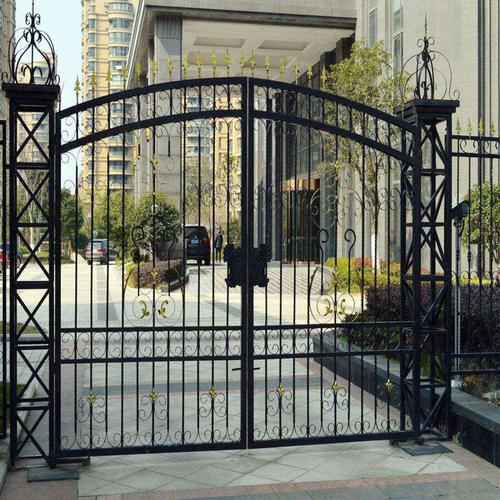 石家庄哪里生产铁艺大门专业订做铁艺大门厂家