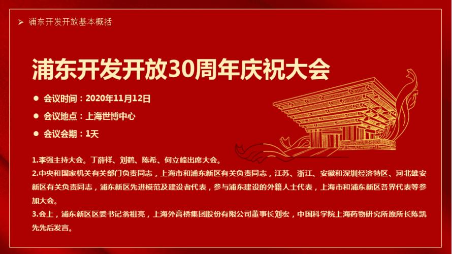 浦东三十年庆典时间