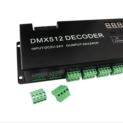 DMX512控制器是怎么接线的？
