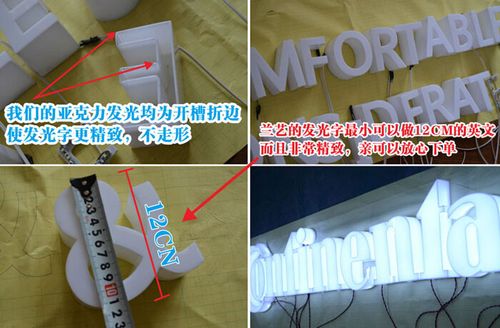 做这种发光字多少钱一平方米？还是按多少钱一厘米算？厘米是四条边加起来吗？这是个双面的发光字。