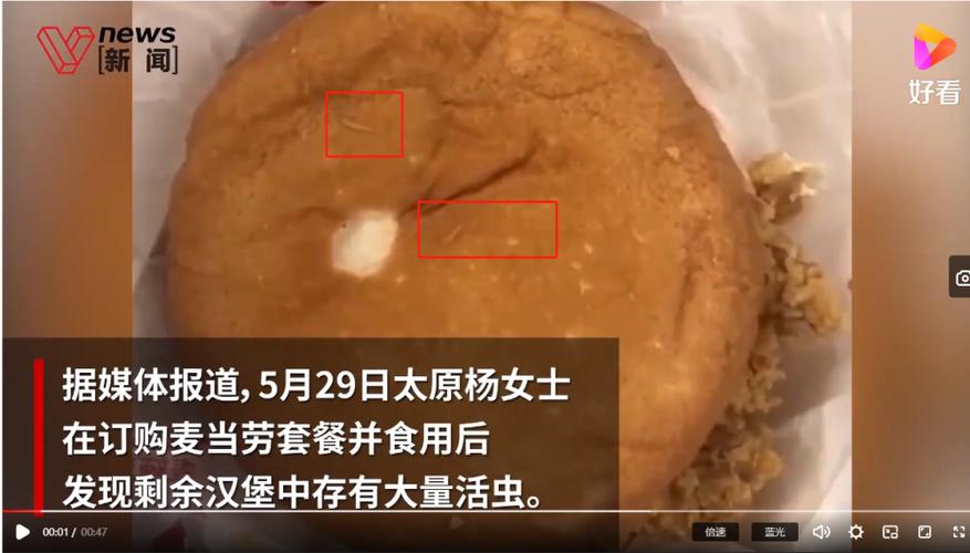 澳洲女子吃麦当劳汉堡吃出蛆是真的吗？