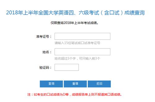 四六级成绩什么时候查询？