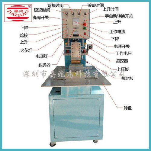 高周波塑胶熔接机工作原理和操作流程