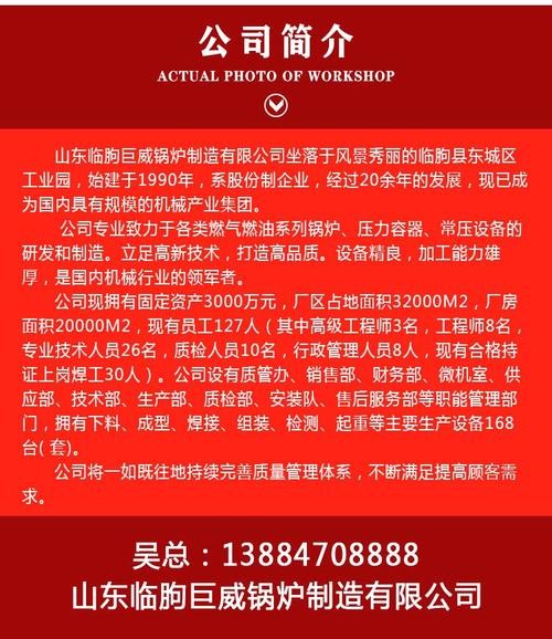 临朐巨威锅炉法人老板叫什么