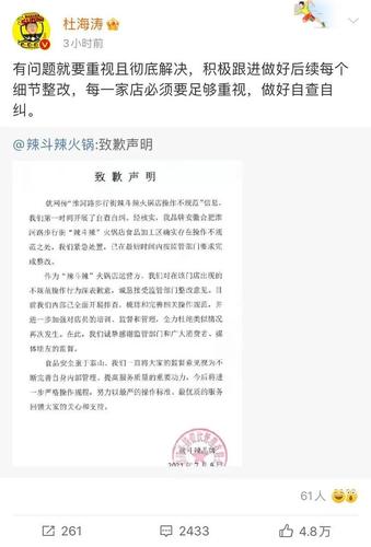 杜海涛吧爆吧事件的杜海涛声明